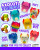 Squish Me Slow Axolotls display card illustrating the toys in the mix Squish Me Slow Axolotls display card illustrating the toys in the mix