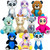 Large Generic Plush Toy Crane Mix #17 (12-15"/36pc)