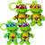 Micro Teenies TMNT Plush Danglers/Keychains (2.5"/144pcs) showing possible assortment in the mix. Micro Teenies TMNT Plush Danglers/Keychains (2.5"/144pcs) showing possible assortment in the mix.