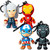 Micro Teenies Avengers Plush Danglers/Keychains (2.5"/144pcs) showing possible assortment in the mix. Micro Teenies Avengers Plush Danglers/Keychains (2.5"/144pcs) showing possible assortment in the mix.