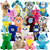 Jumbo Generic Plush Toy Crane Mix #74 (12-14"/40pc)
