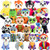 pieces in this mix called Medium Generic Plush Crane Toys 88 (108pc/8-9")