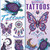 Mandala Tattoos display card showing the upper part of the display care with lovely geometric depictions of creatures of awe and wonder Mandala Tattoos display card showing the upper part of the display care with lovely geometric depictions of creatures of awe and wonder