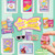 Kawaii Mini Mart Punnables display, square, showing just a few of the cute figurines and slogans in the mix Kawaii Mini Mart Punnables display, square, showing just a few of the cute figurines and slogans in the mix
