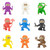 Bulk (NO Capsule) Ninja Fighters (100pc)