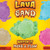 Display card for the lava sand Display card for the lava sand
