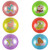 Unicorn-Animal Knobby Balls (18"/48pc) Unicorn-Animal Knobby Balls (18"/48pc)