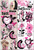 Pink & Black #15 Tattoos display card showing the possible designs in this Series 15 mix Pink & Black #15 Tattoos display card showing the possible designs in this Series 15 mix