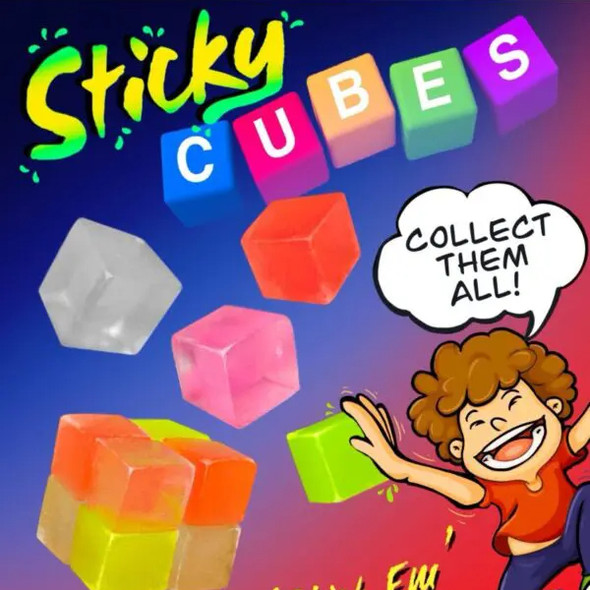 Sticky Stack'em Cubes display left Sticky Stack'em Cubes display left