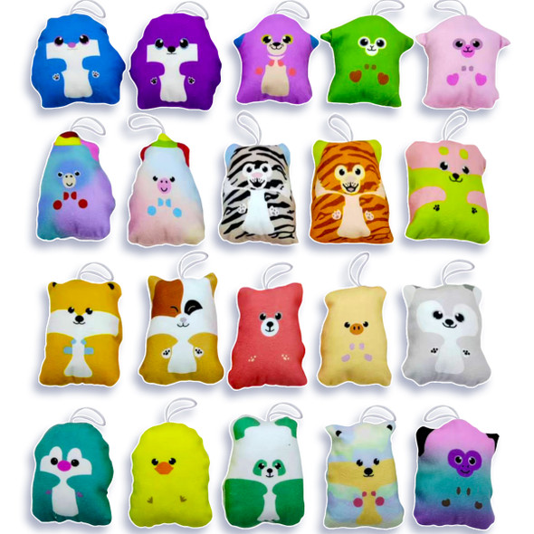 Mini Plush Dangler Mix #4 (3.5"/500pc) lower picture Mini Plush Dangler Mix #4 (3.5"/500pc) lower picture