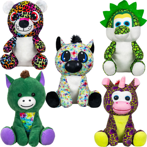 Medium Generic Plush Toy Crane Mix #35 80pc | Gumballs.com