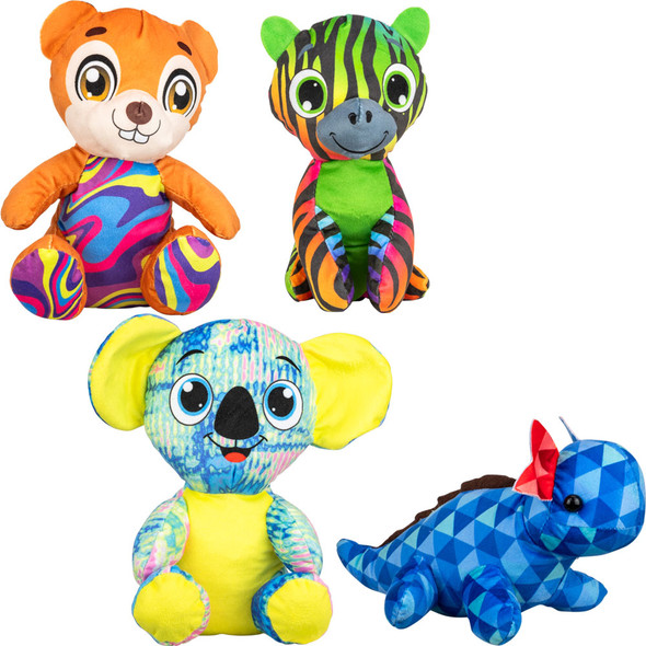 Medium Generic Plush Crane Toys 74 (108pc/8-9")
 first set of four toys