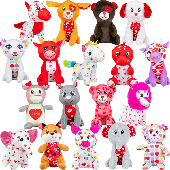 Small Valentine's Plush Generic #6 (8-9"/108pc)