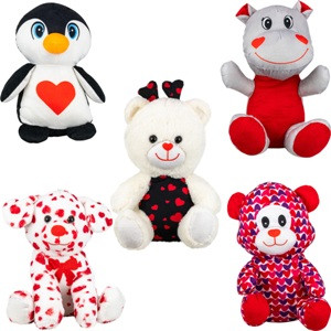 Jumbo Valentines Plush Generic #7 (12"/40pc) detail 1
