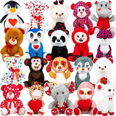 Jumbo Valentines Plush Generic #7 (12"/40pc)