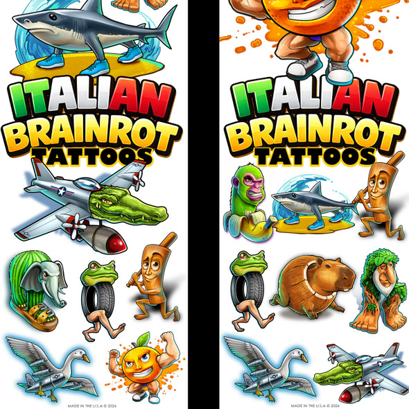Italian Brainrot  display card, lower portion