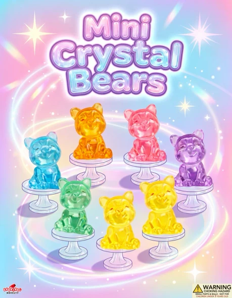 Mini Crystal Bears   1"capsules