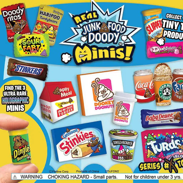 Tiny Tooty Doody Foody Toys 2"Capsules