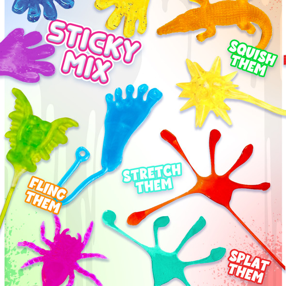 Icky Stickys 1"Capsules display bottom