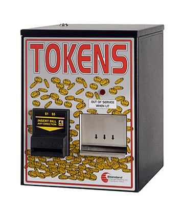 MCM100-TOK Mini Token Change Machine by Standard Change-Makers for token dispensing