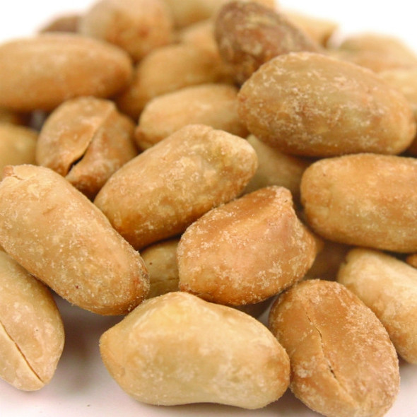 Dry Roasted & Salted XL Virginia Peanuts (15lbs): what product looks like