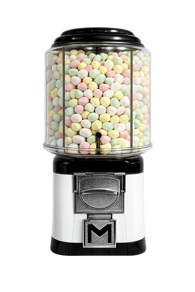 White wedding machine with candy; wedding-whitemachines-260417