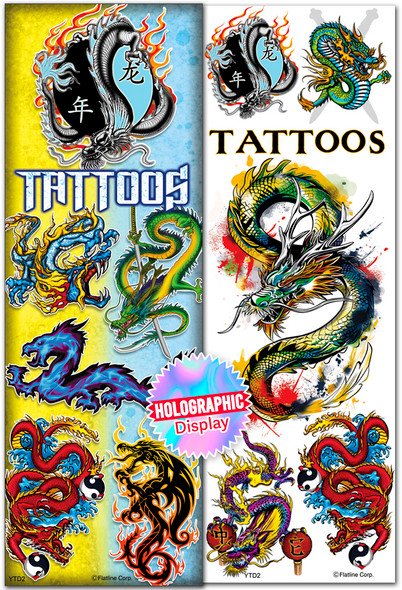 Year of The Dragon Tattoos