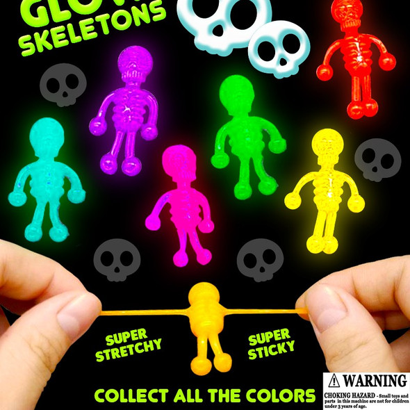 Skeleton Glows 1"Capsules