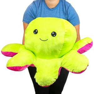 Humongous Octopus Plush Toy for size