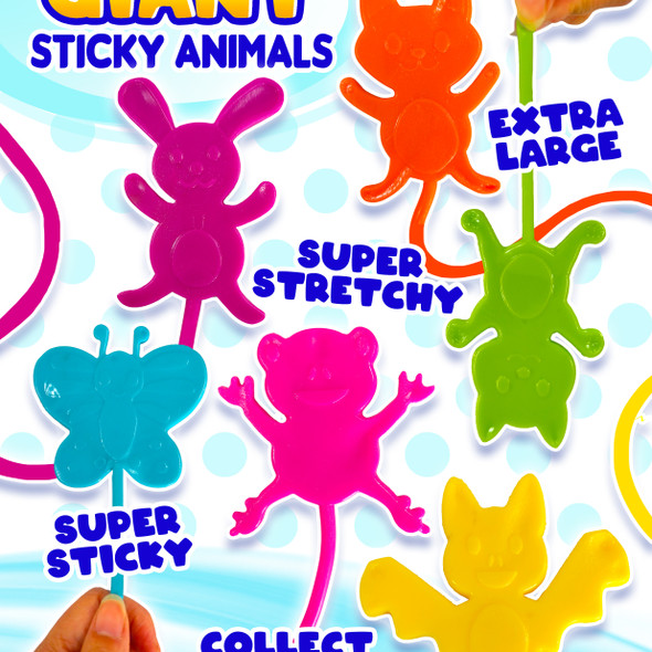Sticky Giant Animals 2"Capsules display lower Sticky Giant Animals 2"Capsules display lower