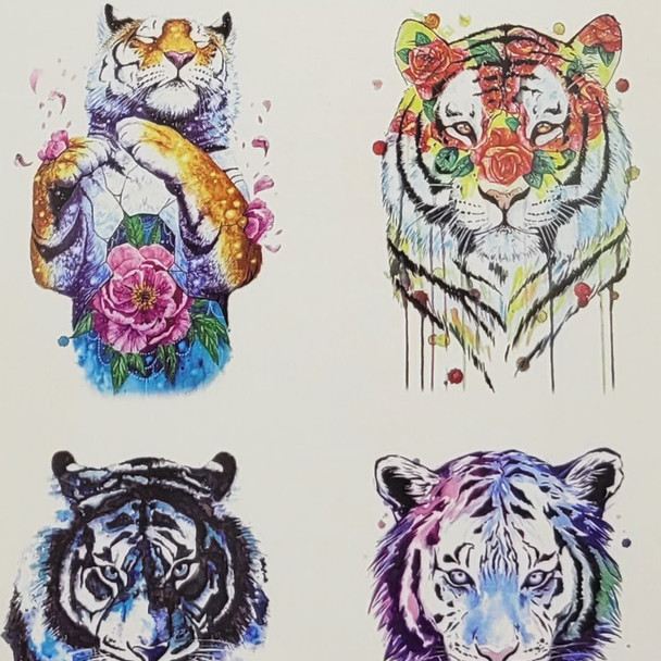 Attack Tiger Tattoos display bottom