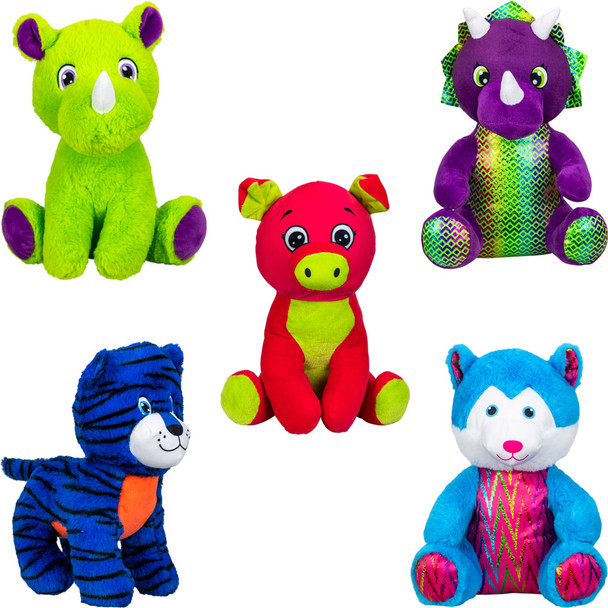 Jumbo Generic Plush Toy Crane Mix #61 (12-14"/40pc) detail 2