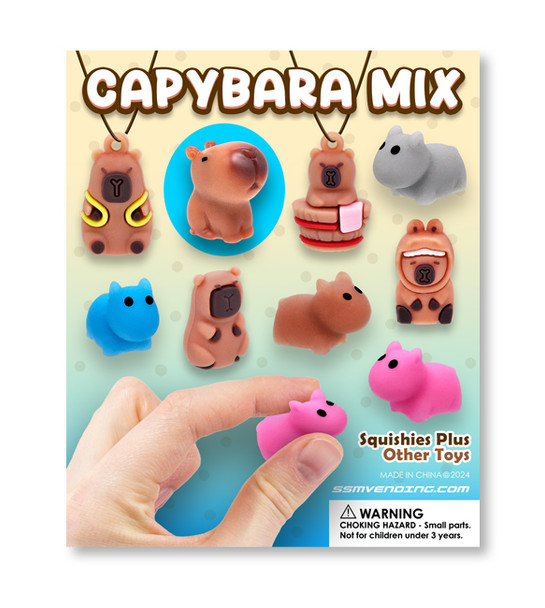Capybara Mix display card showing typical rodents in the mix