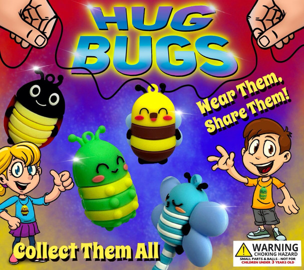 display for the Hug Bug buggle huggle dangler keychains
