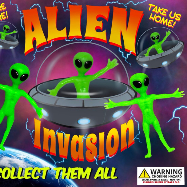 Aliens Invading display right side