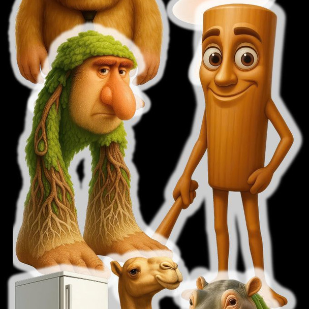 display card second side for the Brain Rot Stickers square  third