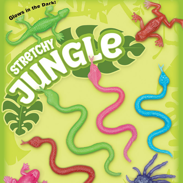 Jungle Stretchy Animal Figurines 1"Capsules display upper