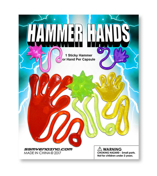 Hammer Hands Hammers display card showing hands and hammers that could be in the mix.