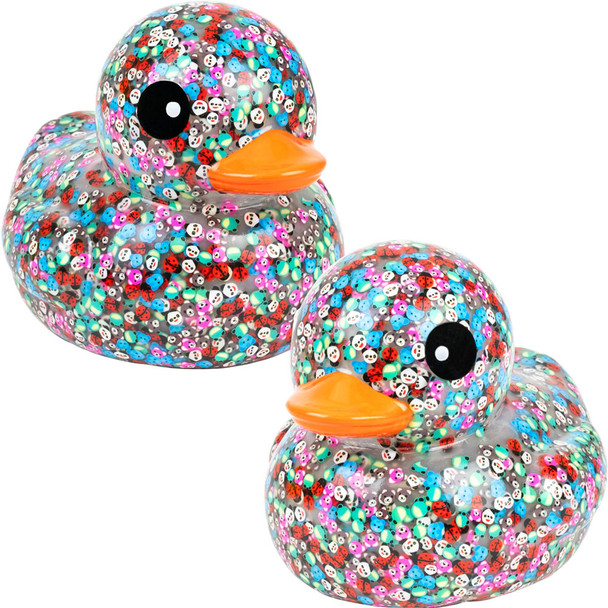 Animal Face Confetti ducks 6 inch 48 count