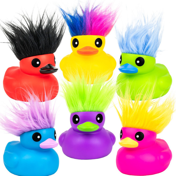 Hairy Neon ducks 6 inch 48 count