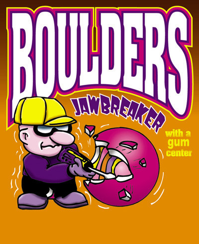 Boulders 2.25" Jawbreakers w/Gum Center (2.25"/85ct)