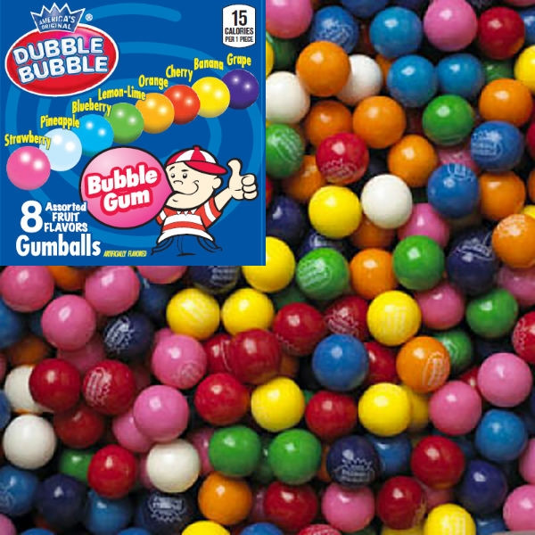 Dubble Bubble Assorted Gumballs (.76
