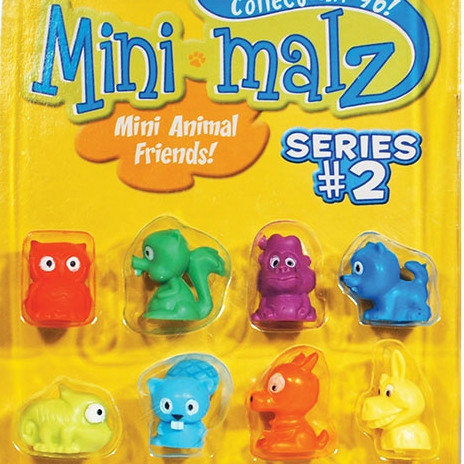 Mini Malz Figures Series 2 2"Capsules display 2