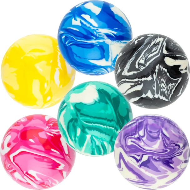 Varicolored Bouncy Balls 49mm