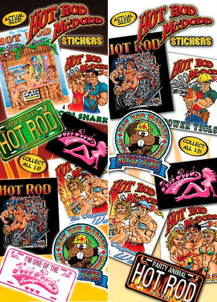 Hotrod McDodd Stickers