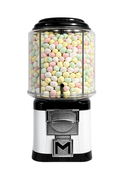 White wedding machine with candy; wedding-whitemachines-260417