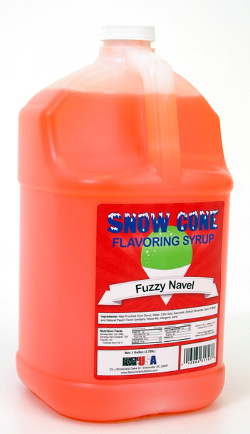 Fuzzy Navel Snow Cone Syrup 4Gal