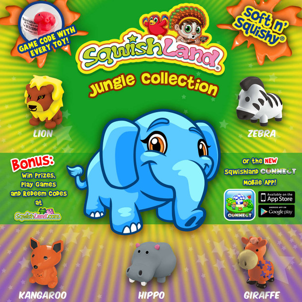 Sqwishland Jungle Mix 1" Capsules