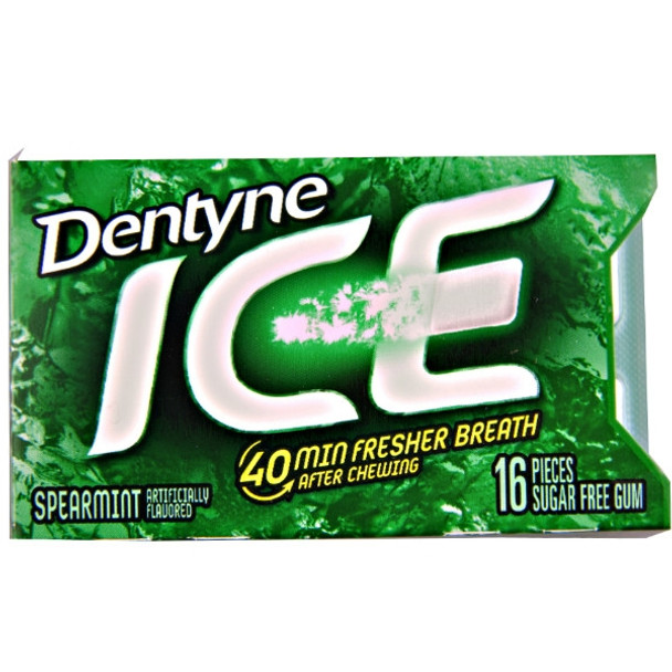 Spearmint Dentyne ICE Gum 144ct