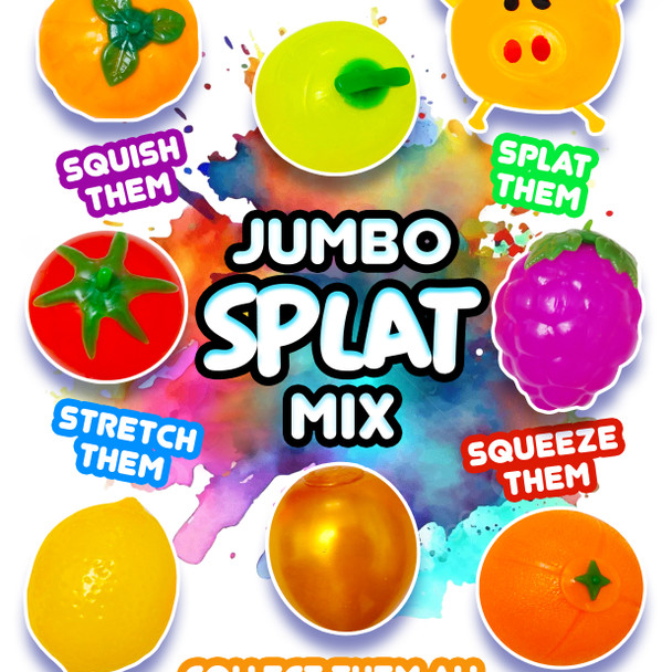 Splat Mix 2.5"Capsules (150ct) display Splat Mix 2.5"Capsules (150ct) display